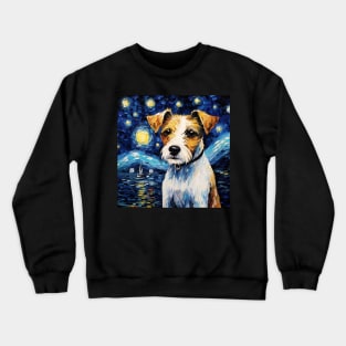 Parson Russell terrier Night Crewneck Sweatshirt